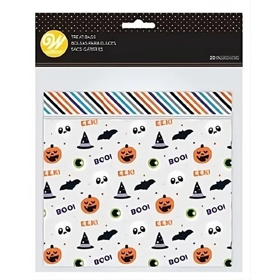 Wilton Boo Eek Halloween Resealable Treat Bags – 20 Count