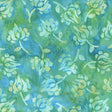 Batik Cotton Vibrance Anthology Batiks Tulips Evergreen Windham
