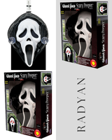 Window Peeper Light-Up Ghost Face Halloween Decoration
