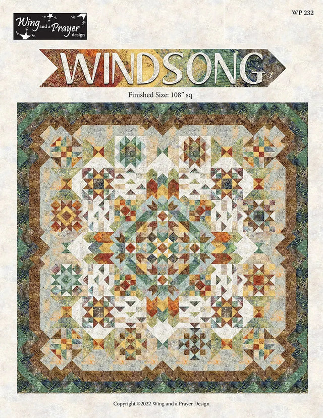 Windsong Quilt Pattern 108in Square