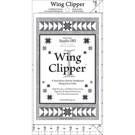 Flying Geese Wing Clipper Ruler