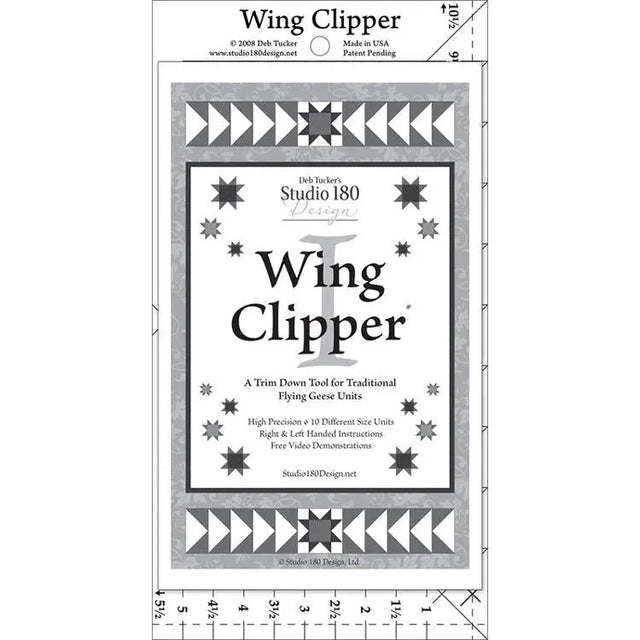 Flying Geese Wing Clipper Ruler