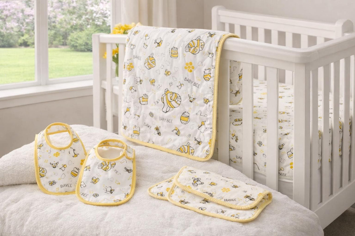 Quilting Cotton Disney Winnie the Pooh Baby Bee