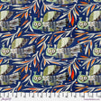 Cotton Print Winter Owl Dark Blue Fabric 44/45"