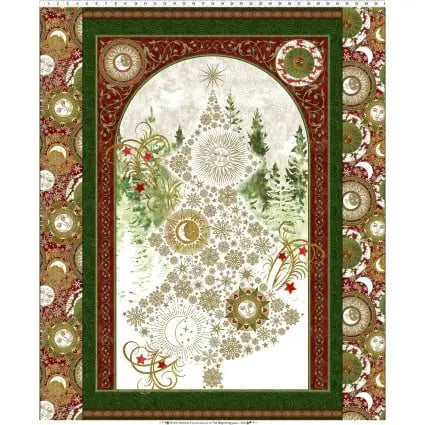 Cotton Panel Fabric Winter Solstice II 44/45"