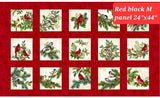 Quilting Cotton Winter Garden Christmas Henry Glass