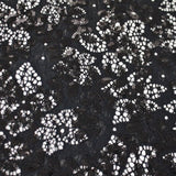Stretch Lace Sequin Floral Fabric