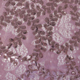 Stretch Lace Sequin Floral Fabric