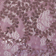 Wisteria Stretch Lace Sequin Fabric - 2-Way Stretch Embroidered Sequin Lace, 58/60" Cut Width, 50" Usable Width (1 Yard)