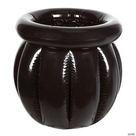 Reusable Inflatable Witch Cauldron Cooler for Halloween Parties, inflates into a giant Halloween yard display