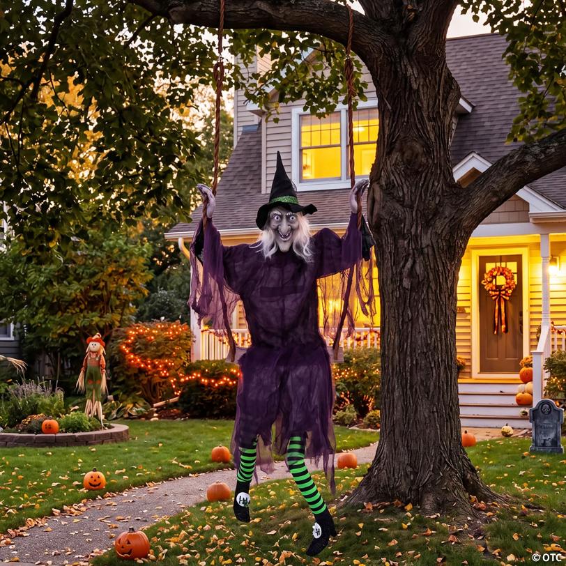 Witch Prop On Swing