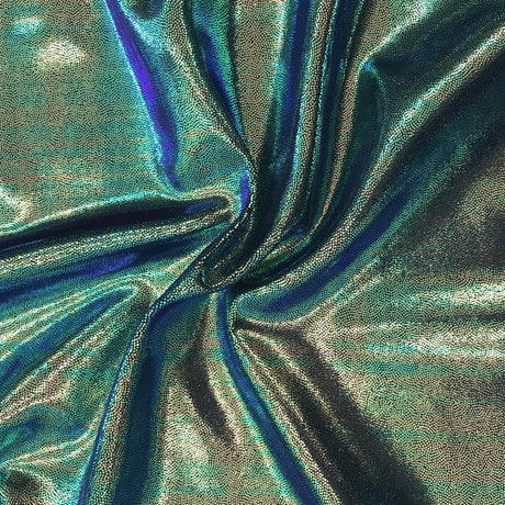 Foiled Spandex Iridescent Wizard Print