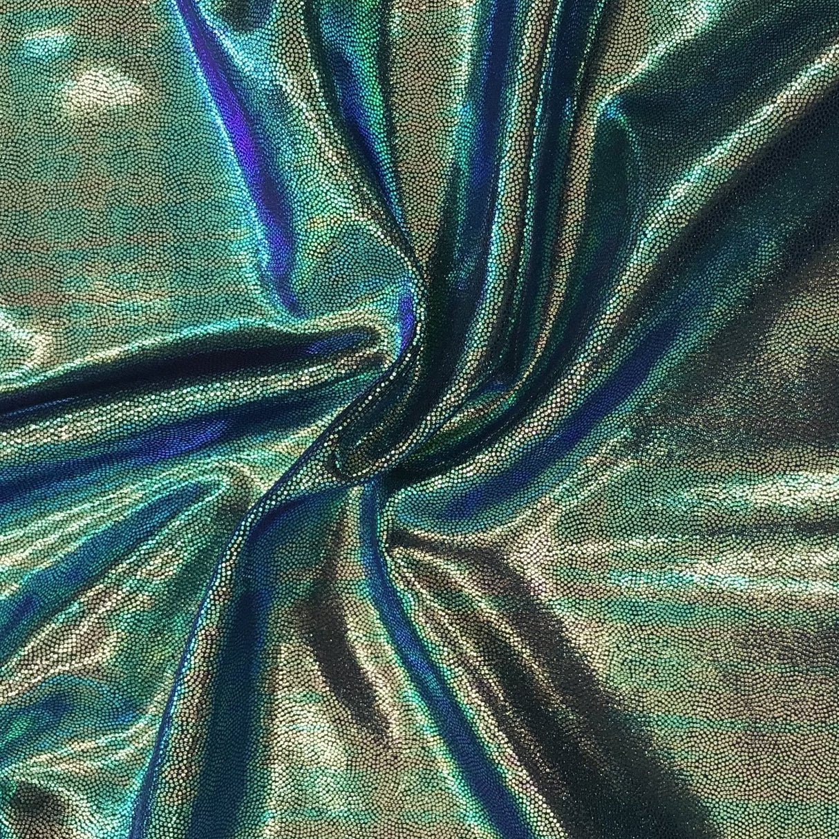 Wizard Foiled Spandex Nylon Spandex Fabric - Iridescent Foil, 56/58" Width, 4-Way Stretch (1 Yard)