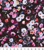 Quilting Cotton Wonderous Winter Floral on Black Free Spirit Fabrics
