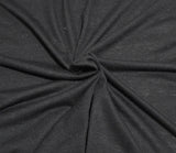 Wool Blend Jersey Knit Black