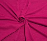 Wool Blend Jersey Knit Hot Pink
