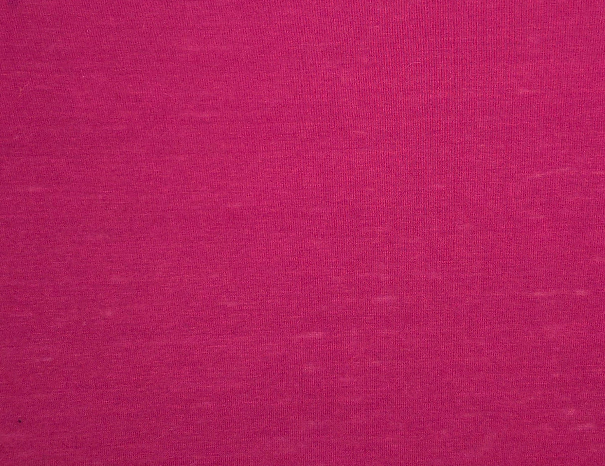 Wool Blend Jersey Knit Hot Pink