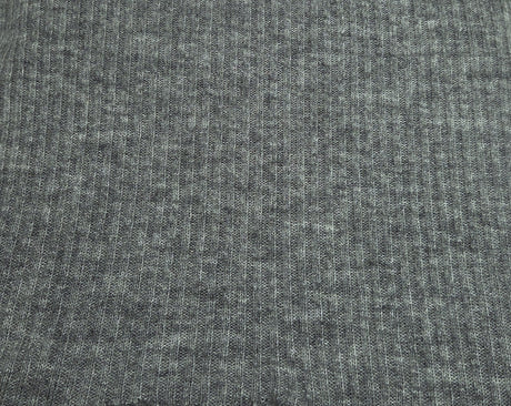 Wool Blend Ribbed Sweater Knit Gray
