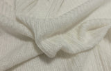 Ribbed Sweater Knit Wool Blend Ivory