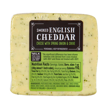 Smoked English Cheddar with Onion & Chive