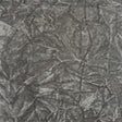 Charcoal Flocking Crushed Velvet Upholstery Fabric,
