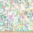 Cotton Batik Butterfly Fabric 44/45" Spring Bali
