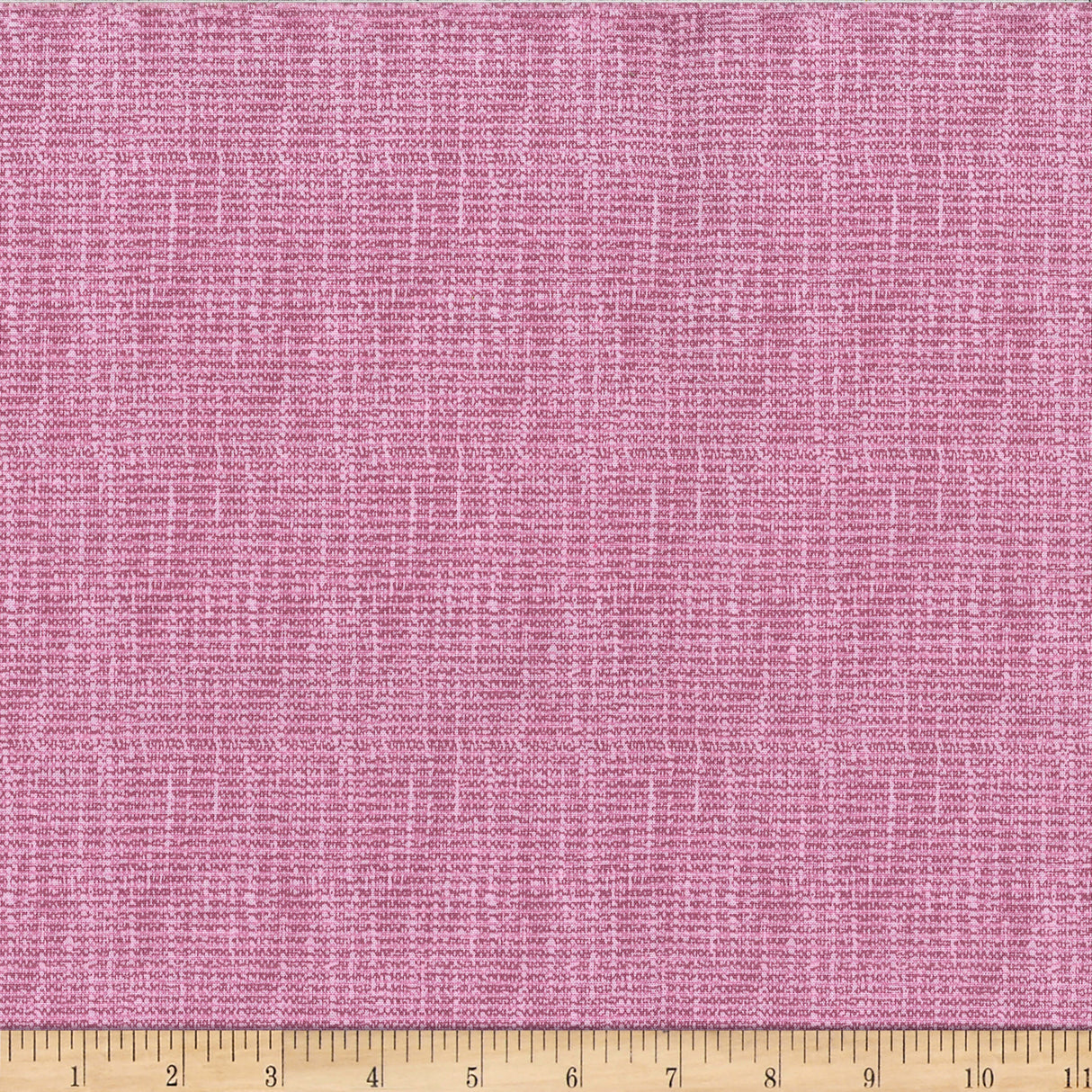 Cotton Tweed Sweet Pea Fabric 43/44" Per Yard