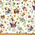 Cotton Print Fabric Cream Mousing Around 43/44