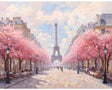 Cotton Panel Bonjour Belle Cotton Candy A Hoffman Spectrum Digital Print 26.5" x 43"