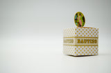 2" Gold Guardian Angel Paper Bautizo Favor Box - Pack of 50