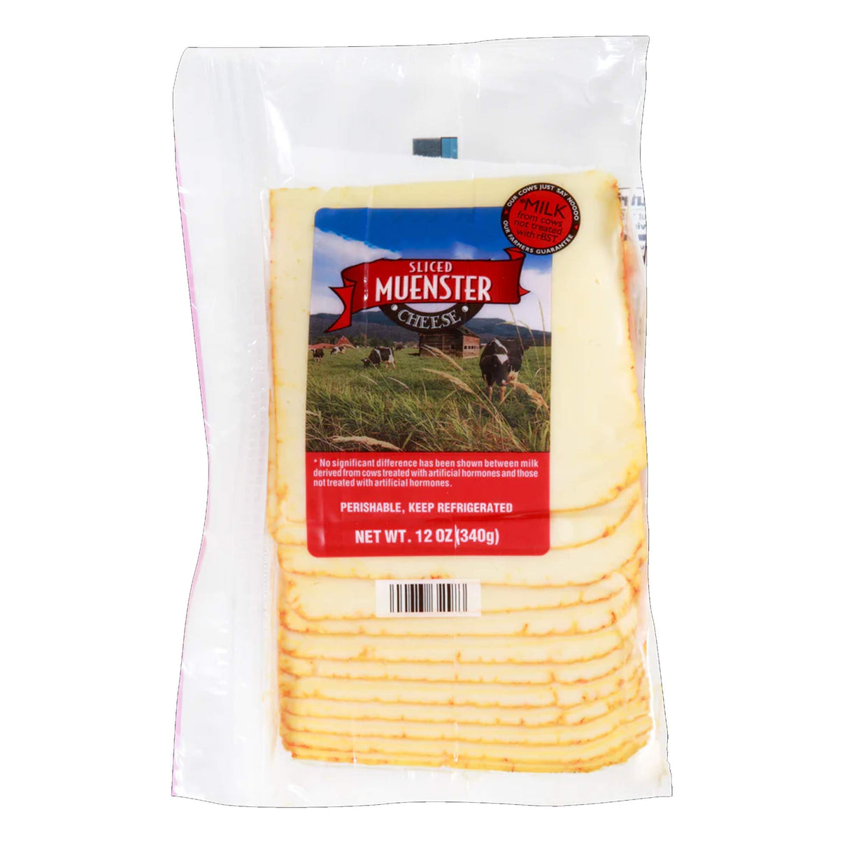 Sliced Muenster Cheese Mild & Creamy Melting Cheese Slices