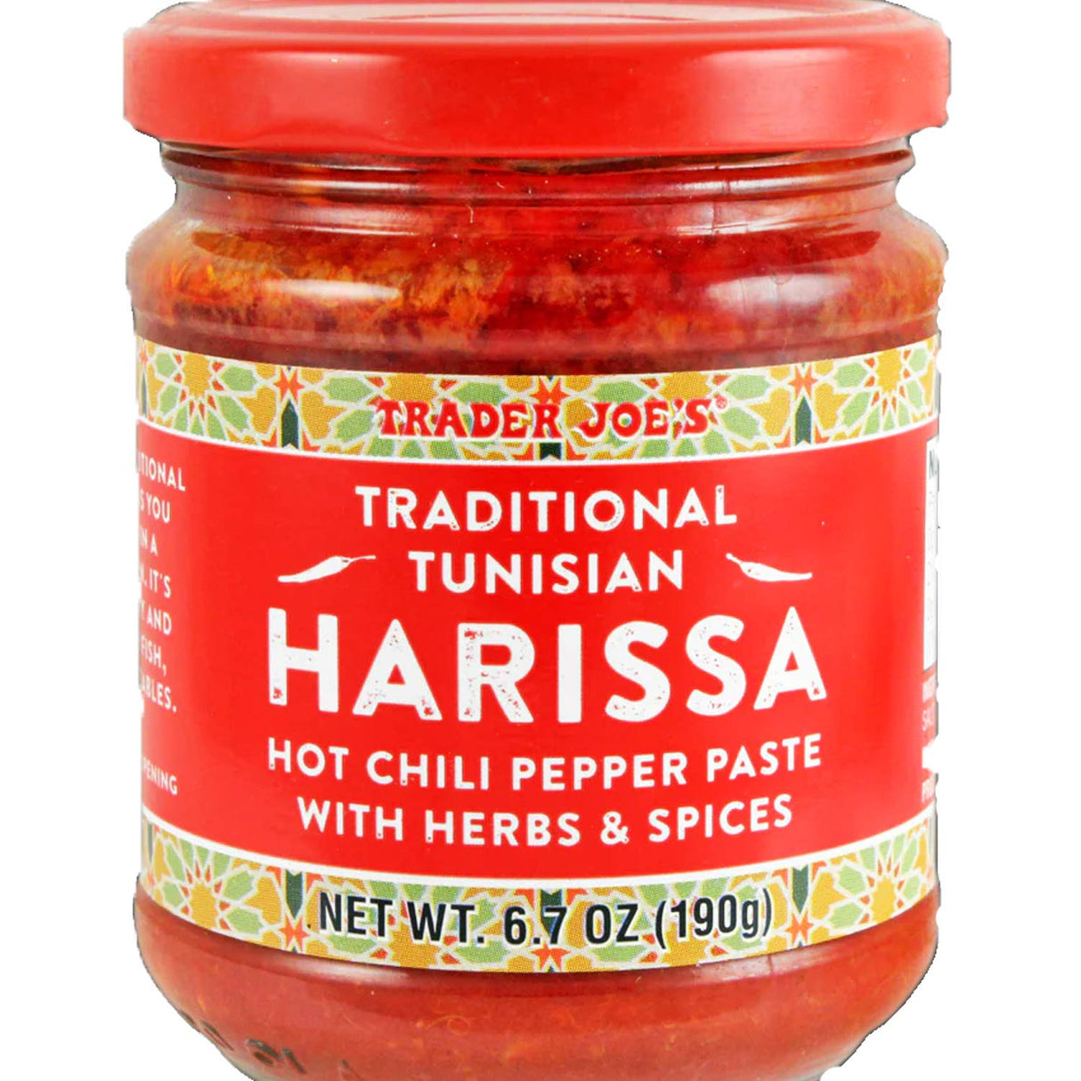 Trader Joe’s Traditional Tunisian Harissa 6.7 Oz