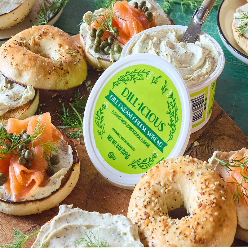 Dillicious Cream Cheese Spread Herb Dill Cream Cheese Savory Bagel and Smoked Salmon Spread