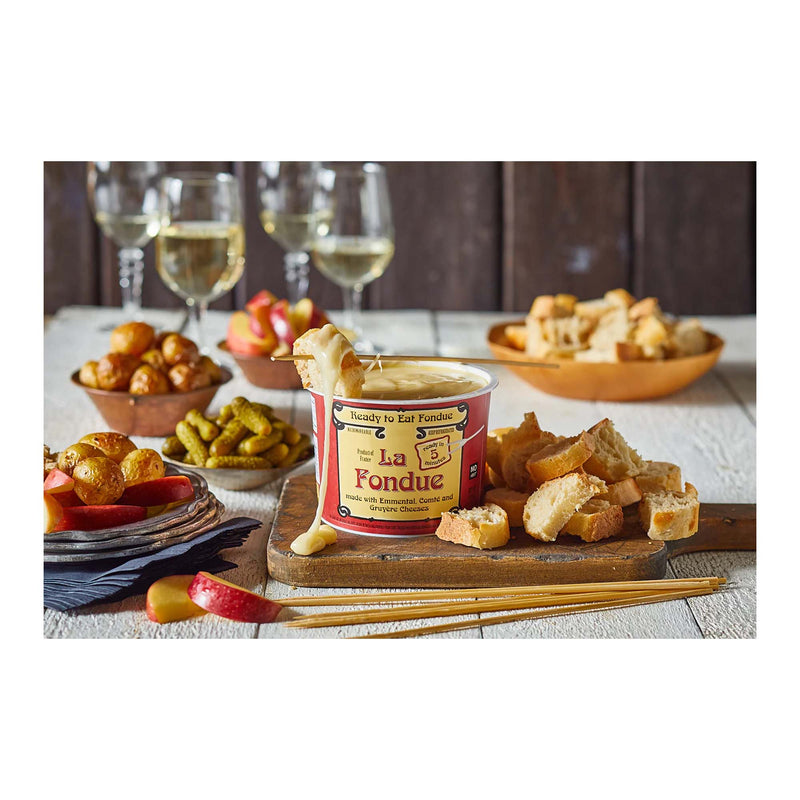 Trader Jacques’ La Fondue – French Alpine Cheese Blend with Gruyere, Emmental & Comté for Easy Melting
