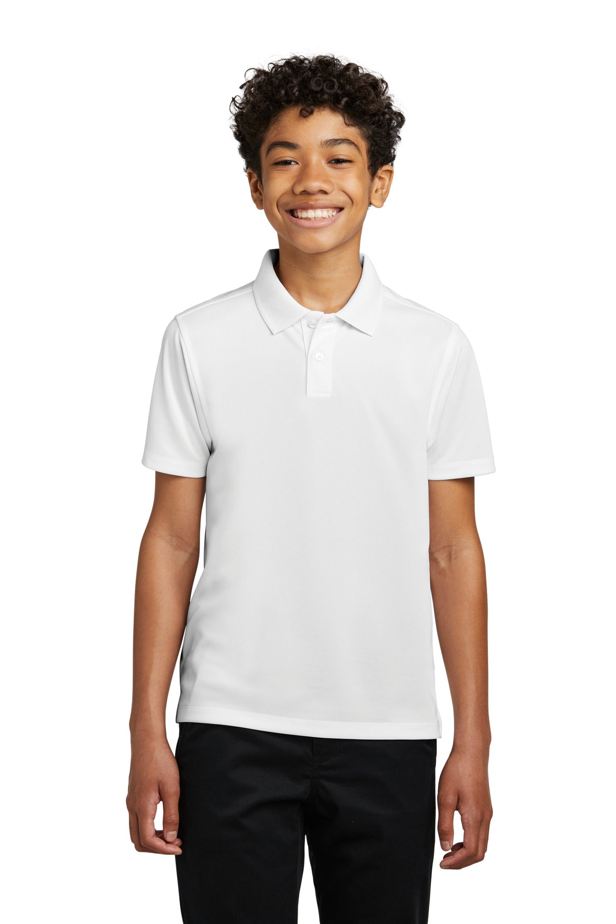 Port Authority® Youth Dry Zone® UV Micro-Mesh Polo