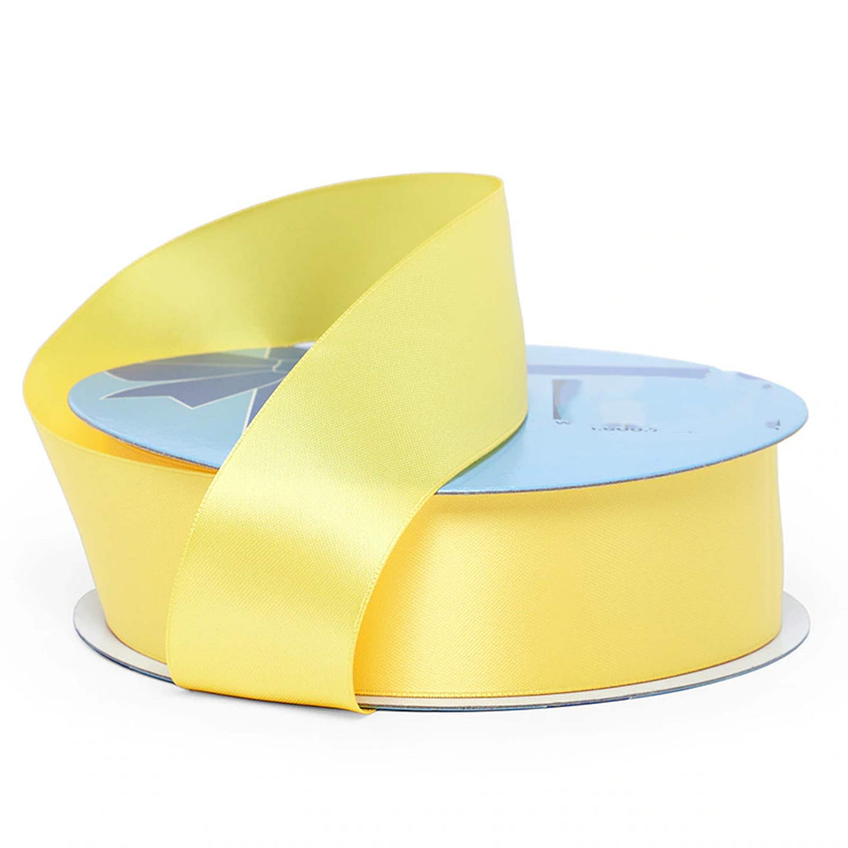 Satin Ribbon for Seasonal Floral Designs 1 1/2 '' X 50 yd Double Faced 1 / roll Baby Maize