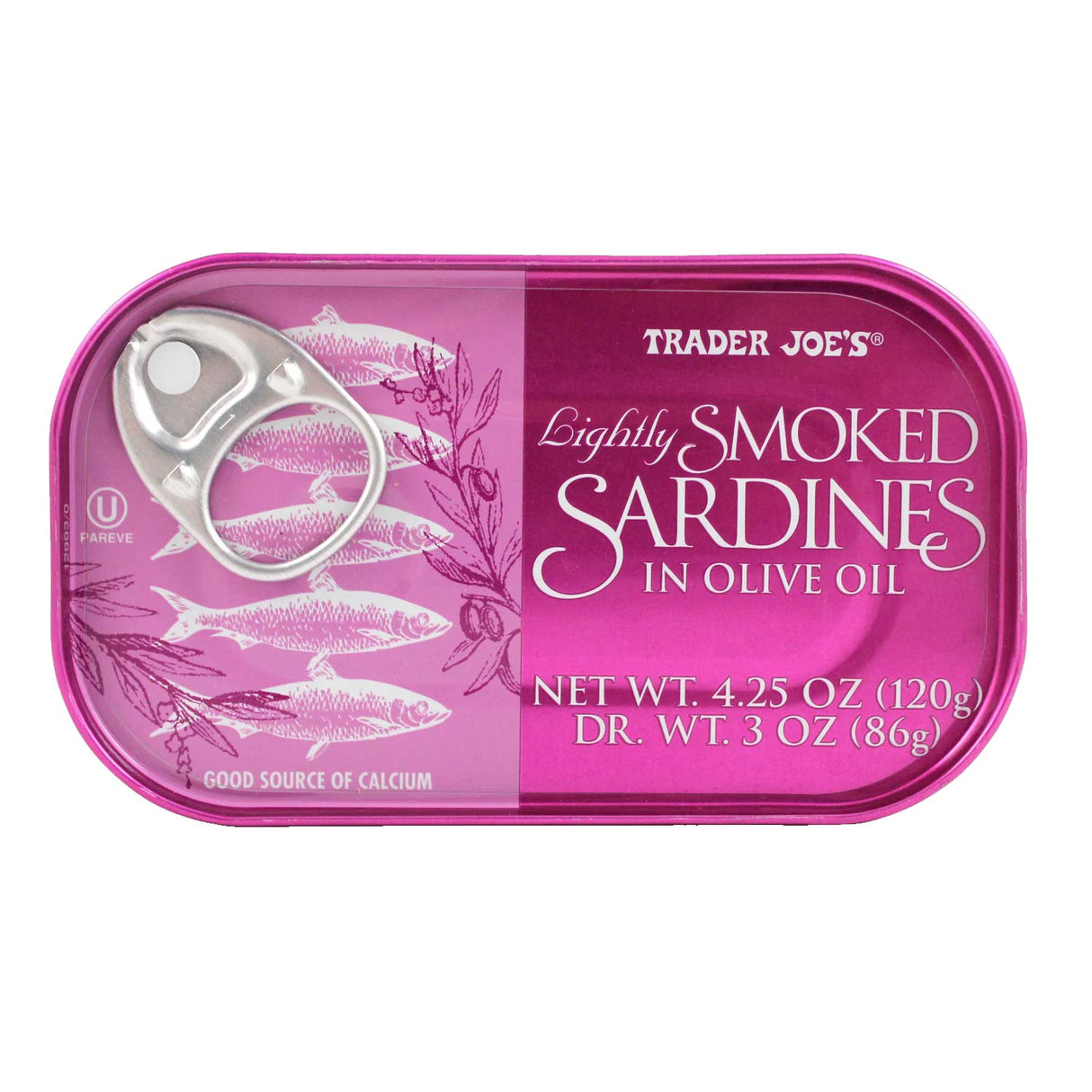 Trader Joe’s Lightly Smoked Sardines in Olive Oil 4.25 Oz