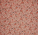 Yoryu Chiffon Coral Haze 1 Yard Lightweight Crinkled Polyester Fabric