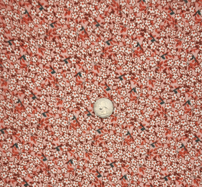 Yoryu Chiffon 1D1679 Polyester Fabric - Coral Haze, 57/58" Width