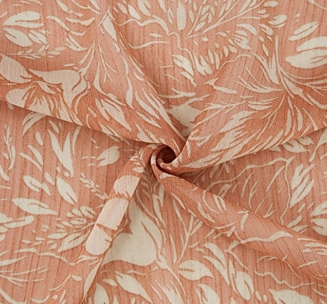 Yoryu Chiffon 1D1704 Polyester Fabric - Canyon Sunset, 57/58" Width (1 Yard)