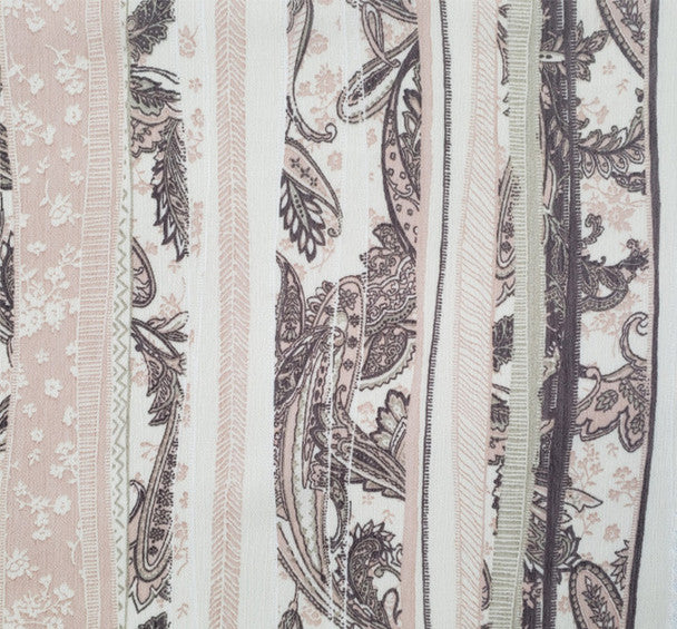 1 Yard Neutral Yoryu Chiffon Sheer Fabric, 58/60” Wide, Lightweight Polyester
