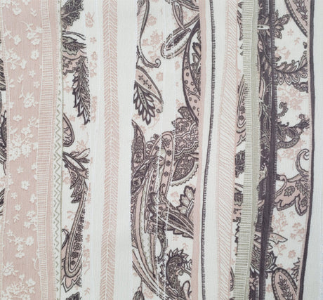 Yoryu Chiffon 1D1663 Polyester Fabric - Neutral, Sheer, 56/58" Width (1 Yard)