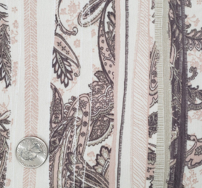 Yoryu Chiffon 1D1663 Polyester Fabric - Neutral, Sheer, 56/58" Width (1 Yard)