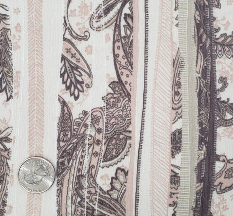 Yoryu Chiffon 1D1663 Polyester Fabric - Neutral, Sheer, 56/58" Width (1 Yard)