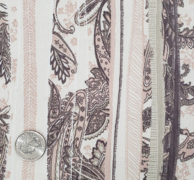 Yoryu Chiffon 1D1663 Polyester Fabric - Neutral, Sheer, 56/58" Width (1 Yard)