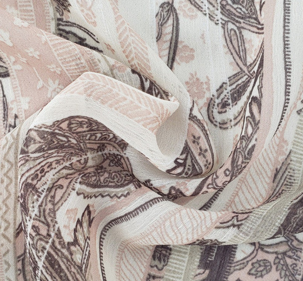 Yoryu Chiffon Neutral 1 Yard Lightweight 100% Polyester Sheer Fabric, 56/58" Wide, Ideal for Apparel