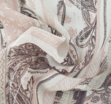 Yoryu Chiffon 1D1663 Polyester Fabric - Neutral, Sheer, 56/58" Width (1 Yard)