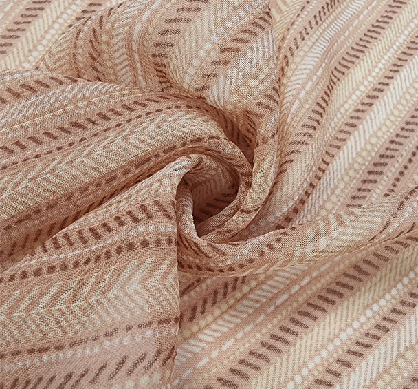 Yoryu Chiffon Coral Pink Sheer Lightweight Polyester Fabric 56/58" Wide 1 Yard for Apparel, Crafts & Décor
