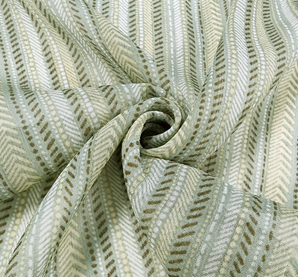 Yoryu Chiffon Laurel 1 Yard Green Sheer Lightweight Polyester Wide 56/58''