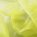 1 yarda de tela de organza transparente con brillo cristal, 60" de ancho, tela brillante 100% poliéster para moda, manualidades y decoraciones